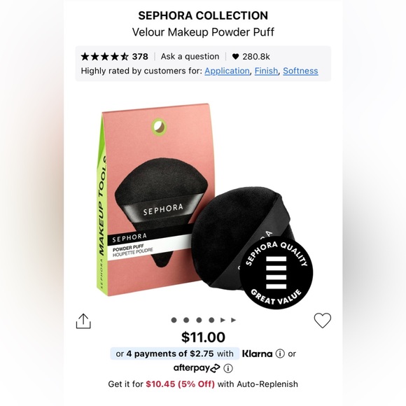 Sephora Powder Puff and Beauty Blender Makeup Sponge Bundle - Picture 8 of 9